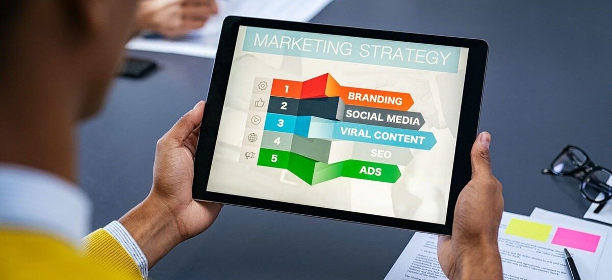 Ai powdered digital marketing strategy which includes branding, social media, viral content, seo, ads